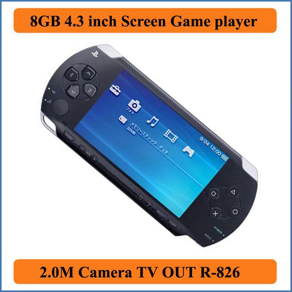 Real 8GB 4.3 inch LCD Screen MP3 MP4 MP5 PMP Player +Game + Camera +TV OUT+ Game Console in Gift box E-book FM Photo Video Game Player R-826
Real 8GB 4.3 inch LCD Screen MP3 MP4 MP5 PMP Player +Game + Camera +TV OUT+ Game Console in Gift box E-book FM Photo Video Game Player R-826