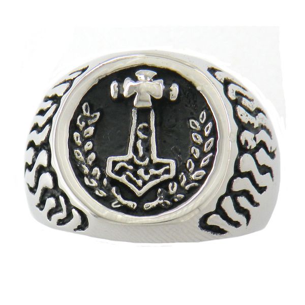 fanssteel stainless steel vintage mens or wemens jewelry flame thors hammer ring tool ring 09w96, Silver
fanssteel stainless steel vintage mens or wemens jewelry flame thors hammer ring tool ring 09w96, Silver