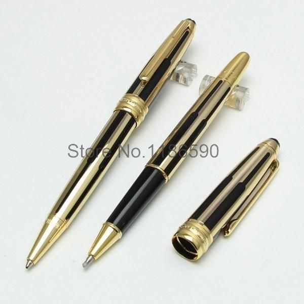 High quality new black and gold stripes roller ball pen / ballpoint luxury Fountain pen wholesale gift free shipping
High quality new black and gold stripes roller ball pen / ballpoint luxury Fountain pen wholesale gift free shipping