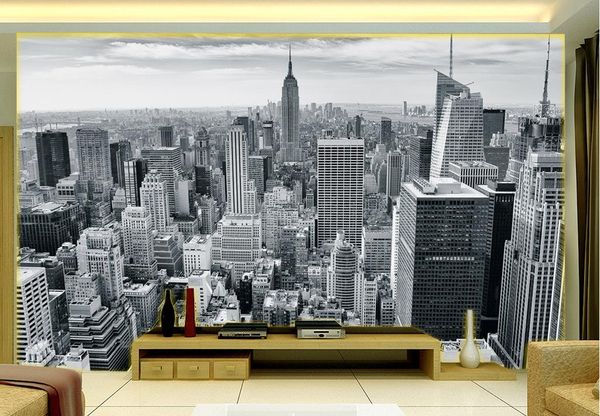 new custom 3d beautiful european and american city scenery black and white landscape tv wall murals
new custom 3d beautiful european and american city scenery black and white landscape tv wall murals