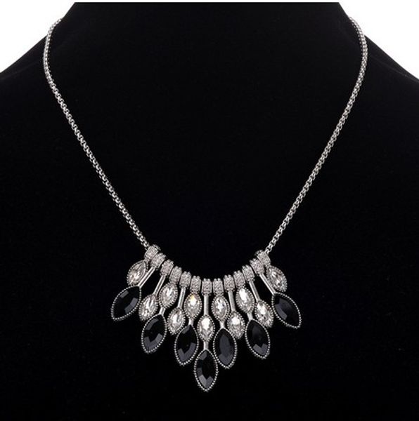 fashion womens collar necklaces geometric manmade gemstone silver tone statement necklaces gifts for her chokers necklaces, Golden;silver
fashion womens collar necklaces geometric manmade gemstone silver tone statement necklaces gifts for her chokers necklaces, Golden;silver