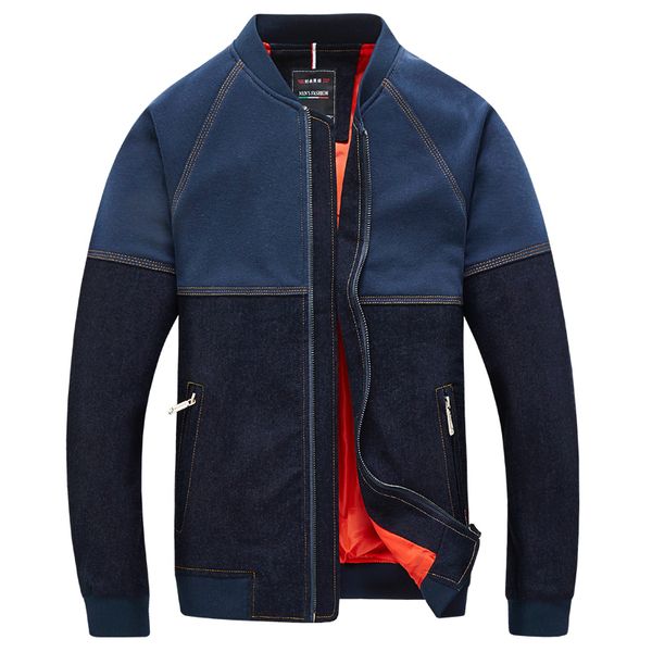 wholesale- 2016 fashion patchwork denim jacket men baseball collar active motorcycle mens bomber jackets zipper pockets windbreaker coat, Black;brown
wholesale- 2016 fashion patchwork denim jacket men baseball collar active motorcycle mens bomber jackets zipper pockets windbreaker coat, Black;brown