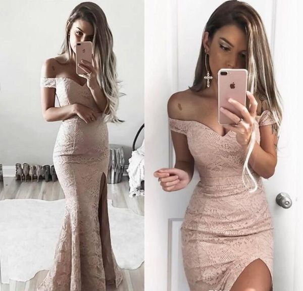 designed lace prom dresses mermaid off shoulders split evening gowns long party holiday celebrity dresses robe de soriee, Black
designed lace prom dresses mermaid off shoulders split evening gowns long party holiday celebrity dresses robe de soriee, Black