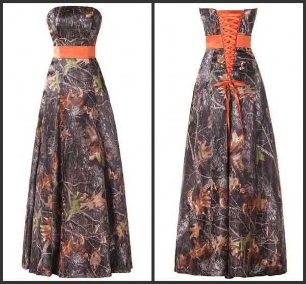 Camo Dresses For Bridesmaid Elegant Strapless Neck Lace Up Back Sleeveless High Quality Formal Wear Floor Length A Line Formal Dresses
Camo Dresses For Bridesmaid Elegant Strapless Neck Lace Up Back Sleeveless High Quality Formal Wear Floor Length A Line Formal Dresses