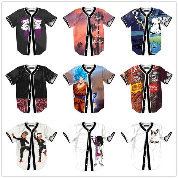 Wholesale-90s Feel Jersey men's shirts overshirt baseball shirt with buttons sport shirt Casual shirts size M-3XL 7 colors
Wholesale-90s Feel Jersey men's shirts overshirt baseball shirt with buttons sport shirt Casual shirts size M-3XL 7 colors