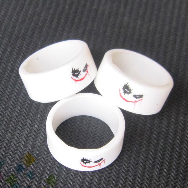 Clown Man Silicone Vape Bands Tank Band for Mods Atomizers Rubber Decorative and Protection Resistance Ring White Color DHL Free
Clown Man Silicone Vape Bands Tank Band for Mods Atomizers Rubber Decorative and Protection Resistance Ring White Color DHL Free