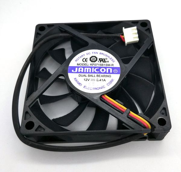 новые оригинальные jamicon kf0715b1sm-r dc12v 0.41a 70 * 70 * 15mm 7cm два шарика подшипника 3 линии охлаждающий вентилятор
новые оригинальные jamicon kf0715b1sm-r dc12v 0.41a 70 * 70 * 15mm 7cm два шарика подшипника 3 линии охлаждающий вентилятор