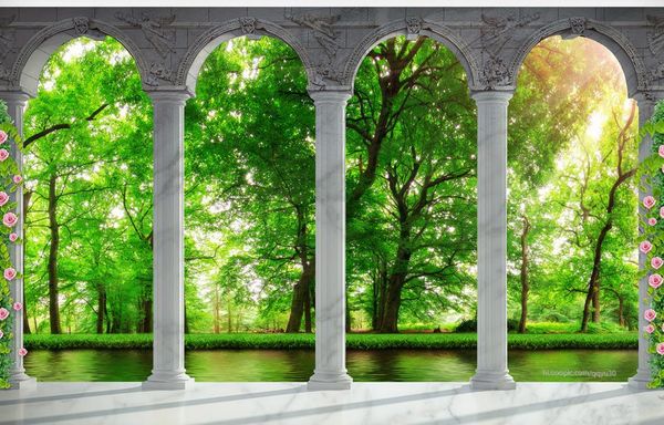 fashion customized dream forest roman column 3d tv wall wallpaper for walls 3 d for living room
fashion customized dream forest roman column 3d tv wall wallpaper for walls 3 d for living room