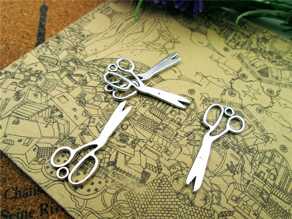 90pcs scissor charms antiqued silver tone 2 sided scissor charm pendants 34x14mm, Bronze;silver
90pcs scissor charms antiqued silver tone 2 sided scissor charm pendants 34x14mm, Bronze;silver
