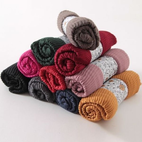 wholesale- new fashion womens pleated scarf summer cotton long scarves large sunscreen shawl stole wrap soft hijabs bandana trendy 201-081, Blue;gray
wholesale- new fashion womens pleated scarf summer cotton long scarves large sunscreen shawl stole wrap soft hijabs bandana trendy 201-081, Blue;gray
