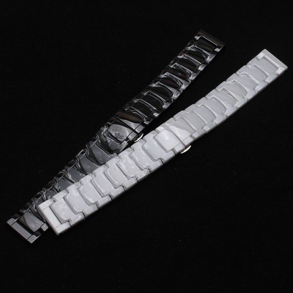 Watchband Black White pure Ceramic Watches strap bracelet polished watchbands fit gear S3 smart watch 22mm folding buckle metal deployment
Watchband Black White pure Ceramic Watches strap bracelet polished watchbands fit gear S3 smart watch 22mm folding buckle metal deployment