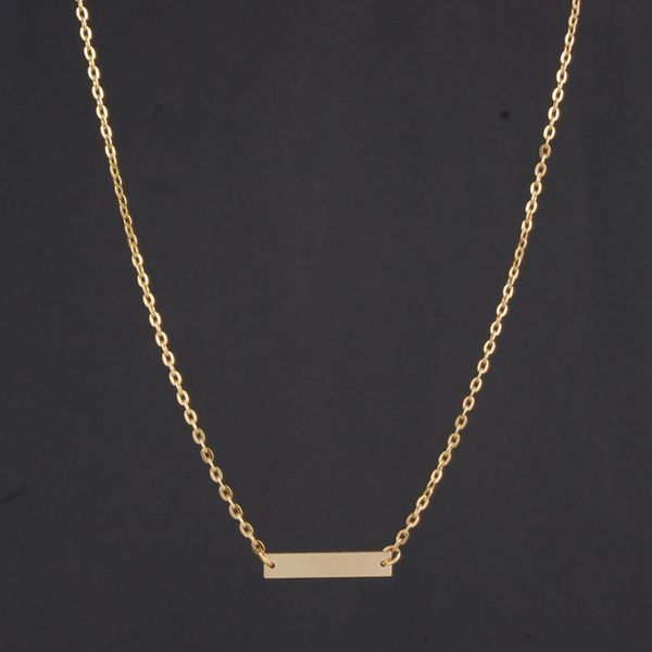 50pcs/lot european star brand simple elegant pendant necklace gold plated alloy bar single paragraph short chians necklace, Silver
50pcs/lot european star brand simple elegant pendant necklace gold plated alloy bar single paragraph short chians necklace, Silver
