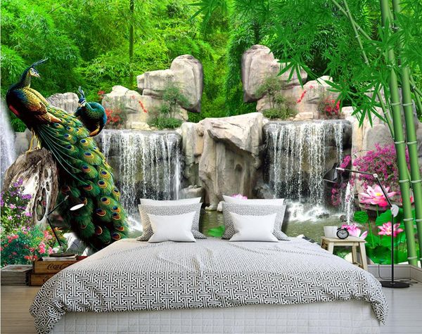 luxury european modern bamboo forest rockery peacock fresh tv backdrop
luxury european modern bamboo forest rockery peacock fresh tv backdrop