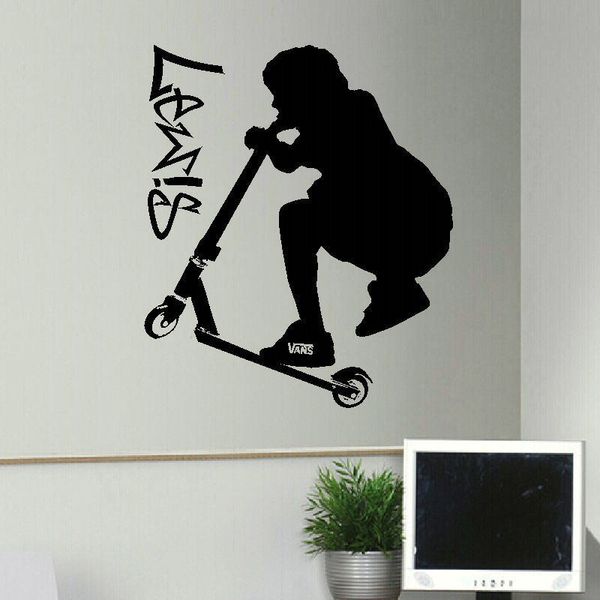 Hot Sale Great Trick Scooter Personalized Vinyl Wall Stickers Bedroom Living Room Bedroom Home Decor Art Diy
Hot Sale Great Trick Scooter Personalized Vinyl Wall Stickers Bedroom Living Room Bedroom Home Decor Art Diy