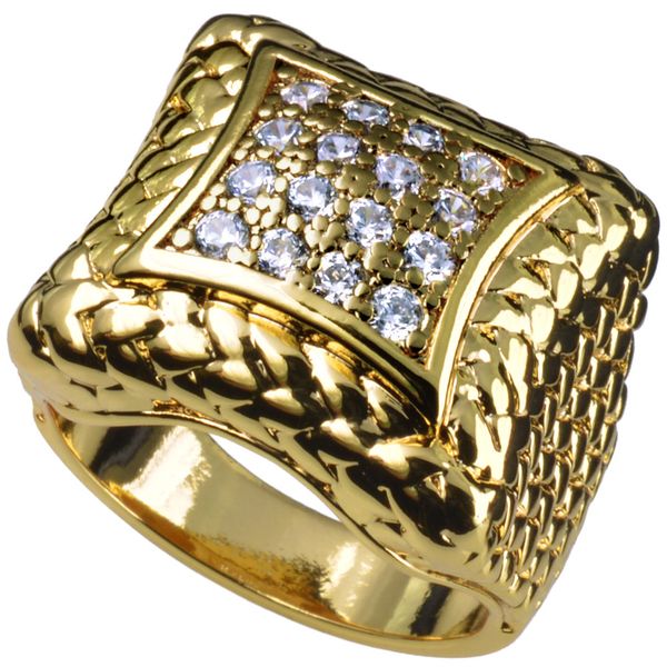 men's 18k gold filled created diamond engagement wedding ring r105 size 9-12, Silver
men's 18k gold filled created diamond engagement wedding ring r105 size 9-12, Silver