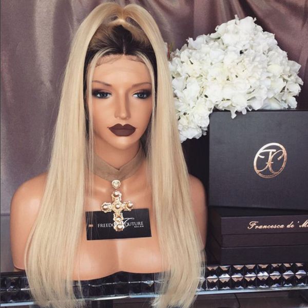 full lace human hair wigs lightest blonde 613 peruvian hair straight gluless lace front human hair wigs for black white women, Black;brown
full lace human hair wigs lightest blonde 613 peruvian hair straight gluless lace front human hair wigs for black white women, Black;brown