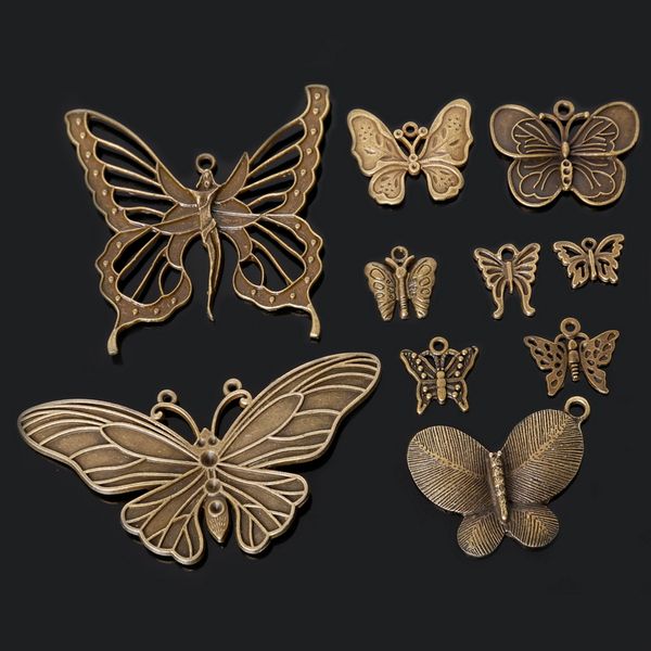 wholesale- 67pcs antique bronze plated charms pendant zinc alloy butterfly charm vintage jewelry findings accessories parts for diy, Bronze;silver
wholesale- 67pcs antique bronze plated charms pendant zinc alloy butterfly charm vintage jewelry findings accessories parts for diy, Bronze;silver