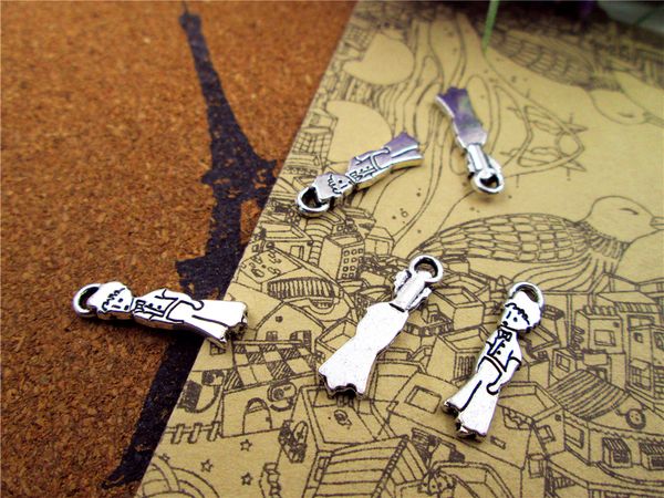 90pcs little prince charms antiqued silver tone little prince charm pendants 22x6mm, Bronze;silver
90pcs little prince charms antiqued silver tone little prince charm pendants 22x6mm, Bronze;silver