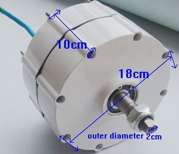 Low rpm permanent magnet generator alternator 500w ac low torque 
Low rpm permanent magnet generator alternator 500w ac low torque