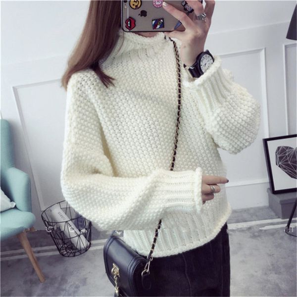 wholesale- angora wool 2016 winter women turtleneck sweaters knitted pullovers pull femme oversized sweater pullovers thick knitwear s264, White;black
wholesale- angora wool 2016 winter women turtleneck sweaters knitted pullovers pull femme oversized sweater pullovers thick knitwear s264, White;black