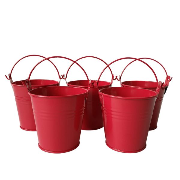 d7.5*h7.5cm red metal mini pail tin candy small bucket rustic wedding decoration party supplies
d7.5*h7.5cm red metal mini pail tin candy small bucket rustic wedding decoration party supplies