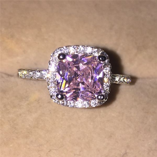 brand 925 sterling silver 3ct pink z square cz diamond rings elegant women engagement wedding rings, Slivery;golden
brand 925 sterling silver 3ct pink z square cz diamond rings elegant women engagement wedding rings, Slivery;golden