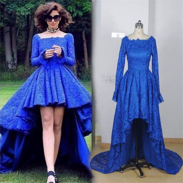 square neckline royal blue long sleeve reals prom dresses 2021 new high low evening party pageant gowns, Black
square neckline royal blue long sleeve reals prom dresses 2021 new high low evening party pageant gowns, Black