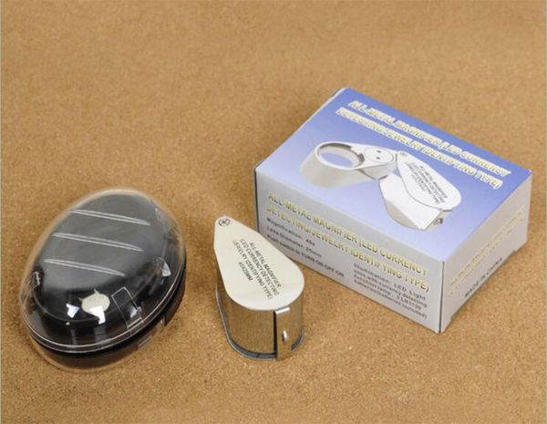 new illuminated jewelers loupe 40x 25mm magnifying magnifier with led & uv lights
new illuminated jewelers loupe 40x 25mm magnifying magnifier with led & uv lights