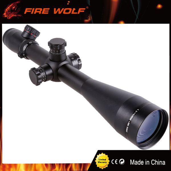 

FIRE WOLF M1 4.5-14X50 Tactical Optics Riflescope Red&Green Dot Reticle Fiber Sight Rifle Scope 30mm Tube