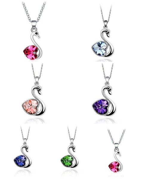 Good A++ Austrian crystal necklace peach heart crystal ornaments Little Swan jewelry WFN101 (with chain) mix order 20 pieces a lot
Good A++ Austrian crystal necklace peach heart crystal ornaments Little Swan jewelry WFN101 (with chain) mix order 20 pieces a lot