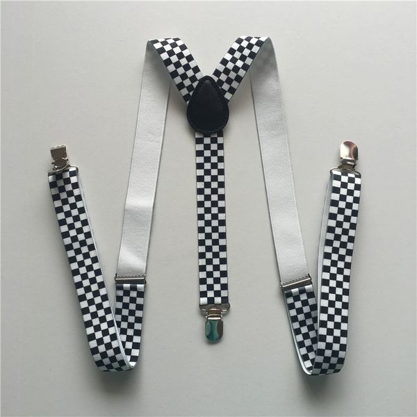wholesale- new womens print mens suspenders black and white check pattern clip-on braces elastic adjustable suspender party crbd014, Black;white
wholesale- new womens print mens suspenders black and white check pattern clip-on braces elastic adjustable suspender party crbd014, Black;white