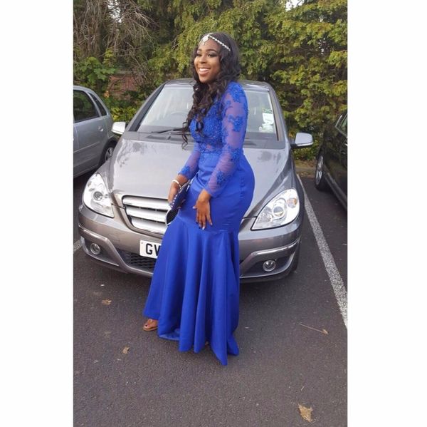 long prom dresses 2023 sheer o-neck applique illusion long sleeve floor length stretch satin royal blue mermaid evening gowns, Black
long prom dresses 2023 sheer o-neck applique illusion long sleeve floor length stretch satin royal blue mermaid evening gowns, Black
