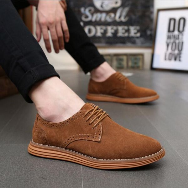 brogues lace-up mens shoes shoes driving shoe suede business men oxfords flats men casual leather bullock kjalq, Black
brogues lace-up mens shoes shoes driving shoe suede business men oxfords flats men casual leather bullock kjalq, Black