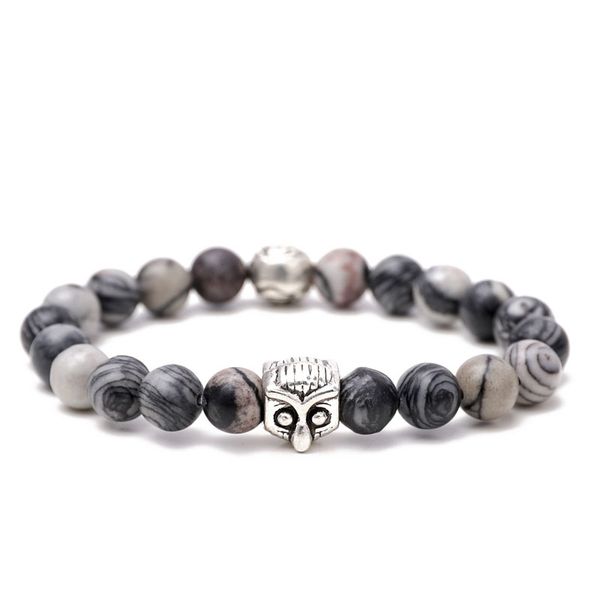 new fashion charms men bracelet jewelry stone owl bead gift bracelets strands for women, Black
new fashion charms men bracelet jewelry stone owl bead gift bracelets strands for women, Black