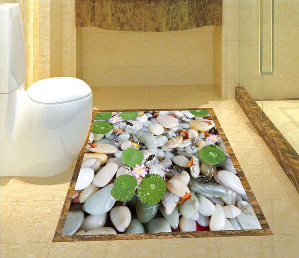 bathroom toilet lotus goldfish pebbles 3d waterproof pvc wallpaperwall papers home decor
bathroom toilet lotus goldfish pebbles 3d waterproof pvc wallpaperwall papers home decor