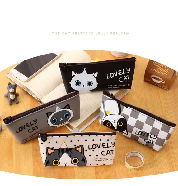 kawaii cat school pencil bags cute silicone waterproof pencil case for girls kids gift korean stationery office school supplies
kawaii cat school pencil bags cute silicone waterproof pencil case for girls kids gift korean stationery office school supplies