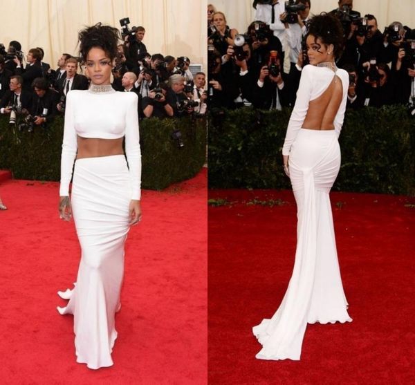сексуальные две выпускные платья выпускного вечера rihanna white платья знаменитостей с высокой шеей и вырезом на спине с длинными рукавами, Black
сексуальные две выпускные платья выпускного вечера rihanna white платья знаменитостей с высокой шеей и вырезом на спине с длинными рукавами, Black