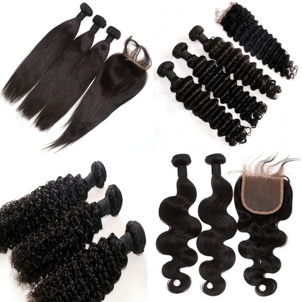 brazilian hair weave buy 3pcs hair get one lace closure unprocessed malaysian indian peruvian mongolian human hair extension, Black
brazilian hair weave buy 3pcs hair get one lace closure unprocessed malaysian indian peruvian mongolian human hair extension, Black