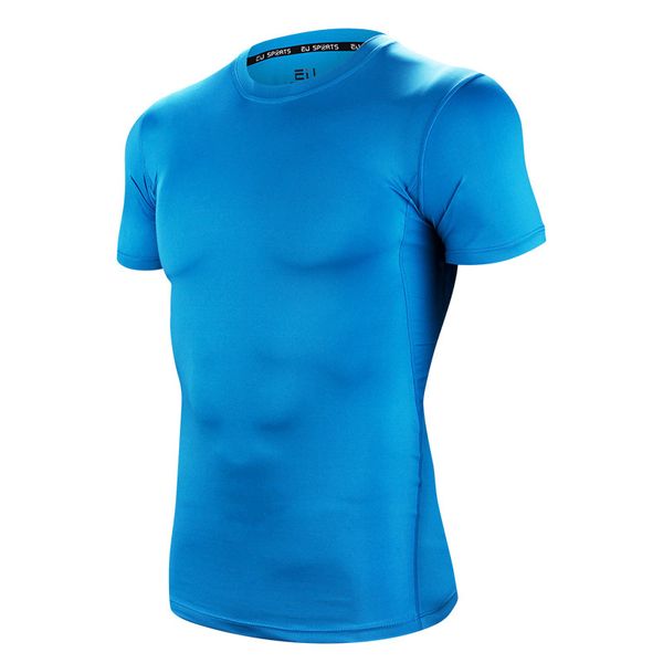 men sleeve fitness breathable t-shirt summer sports compression training tights fitness running wear slim short male stretch uivur, Black
men sleeve fitness breathable t-shirt summer sports compression training tights fitness running wear slim short male stretch uivur, Black