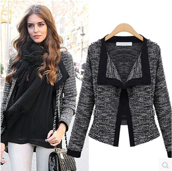 wholesale- 2016 spring autumn female brand casual dress fashion women sweater short slim knitting blazer cardigans coat, White;black
wholesale- 2016 spring autumn female brand casual dress fashion women sweater short slim knitting blazer cardigans coat, White;black