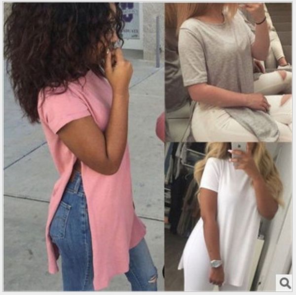 2017 New Pattern Suit-dress Round Neck Skirt Vent Solid Color T Shirt Pity Long Tshirts Blouses Women T-shirt Clothing Woman Clothes
2017 New Pattern Suit-dress Round Neck Skirt Vent Solid Color T Shirt Pity Long Tshirts Blouses Women T-shirt Clothing Woman Clothes