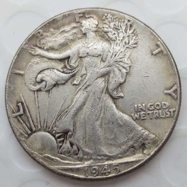 Высокое качество 1945 прогулки Liberty полдоллара монета копия Оптовая продажа высокое качество дешевой цене завода
Высокое качество 1945 прогулки Liberty полдоллара монета копия Оптовая продажа высокое качество дешевой цене завода