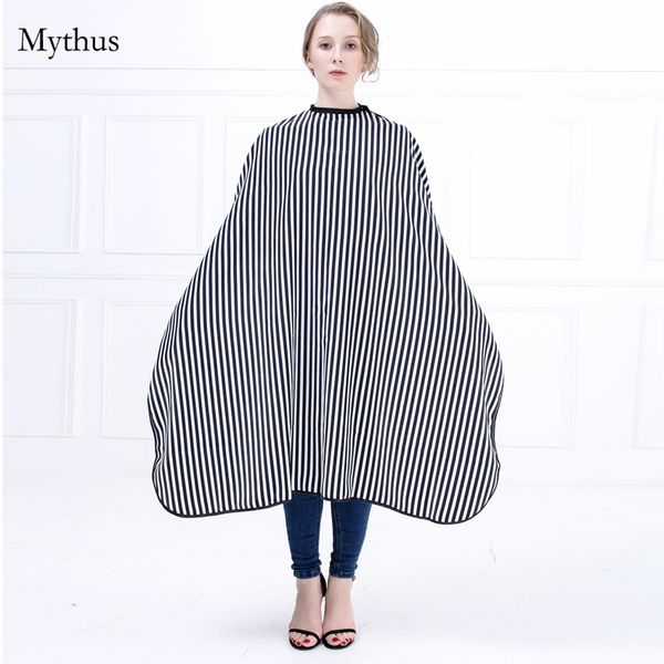 new arrival elegant lady hairdressing cape black and white strip hair cutting cape gown adjustable neck button salon cape
new arrival elegant lady hairdressing cape black and white strip hair cutting cape gown adjustable neck button salon cape