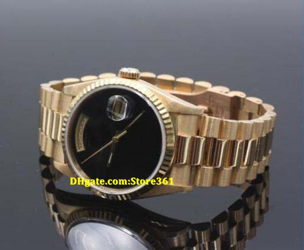 christmas gift swiss luxury watches brand black dial 18238 18k gold double quick factory onyx dial 41mm automatic watch, Slivery;brown
christmas gift swiss luxury watches brand black dial 18238 18k gold double quick factory onyx dial 41mm automatic watch, Slivery;brown