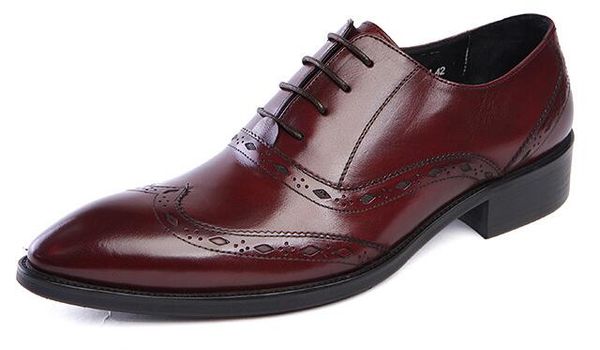 genuine business leather shoes men dress black brown lace up wingtip carved designer wedding men oxford shoes fashion
genuine business leather shoes men dress black brown lace up wingtip carved designer wedding men oxford shoes fashion