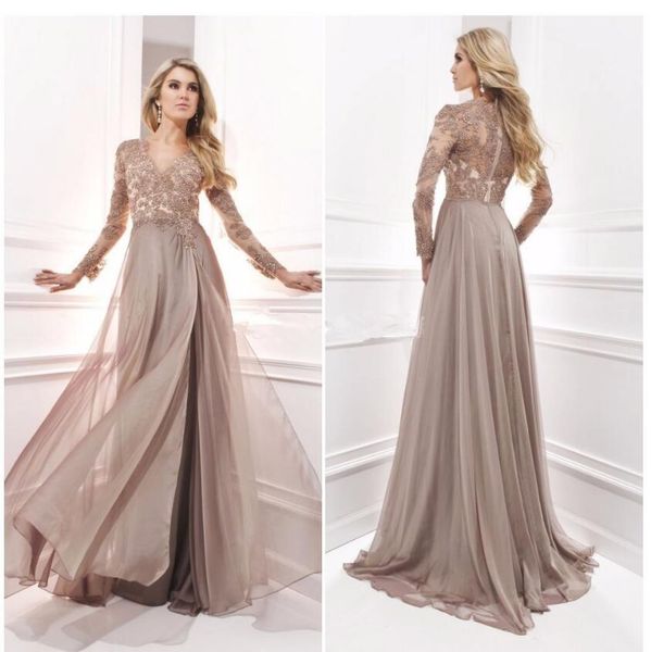 graceful a line chiffon mother of the bride dresses v neck long sleeve side slit appliques beads evening dress for women, Black;red
graceful a line chiffon mother of the bride dresses v neck long sleeve side slit appliques beads evening dress for women, Black;red