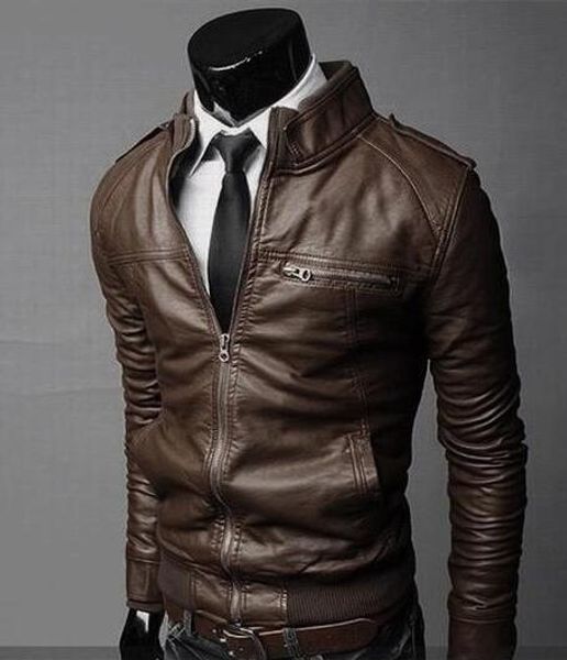 wholesale- motorcycle leather jackets men autumn winter leather clothing men leather jackets male business casual coats, Black
wholesale- motorcycle leather jackets men autumn winter leather clothing men leather jackets male business casual coats, Black