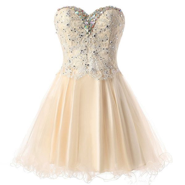 2017 crytsal lace a-line mini homecoming dress with appliques beading sequined tulle lace up graduation prom party gown bh02, Blue;pink
2017 crytsal lace a-line mini homecoming dress with appliques beading sequined tulle lace up graduation prom party gown bh02, Blue;pink