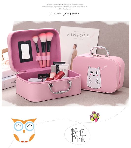south korean large a large professional cute and travel portable waterproof cosmetic bag case carry makeup capacity klidj, Red;black
south korean large a large professional cute and travel portable waterproof cosmetic bag case carry makeup capacity klidj, Red;black