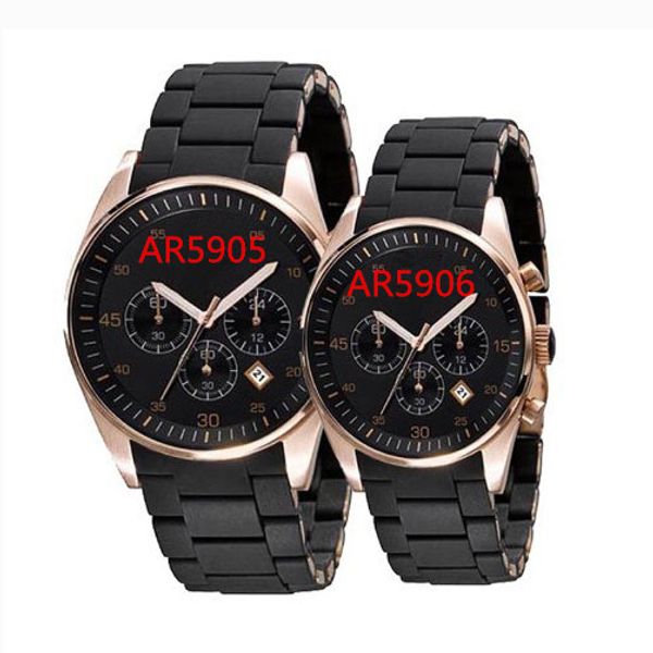 Drop shipping Top Quality Luxury Men women chronograph quartz couple Watch AR5905 AR5906 AR5919 AR5920 AR5890 AR5891
Drop shipping Top Quality Luxury Men women chronograph quartz couple Watch AR5905 AR5906 AR5919 AR5920 AR5890 AR5891
